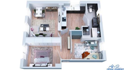 Foto - Altbau 3-Zi. Whg. in Salzelmen 1.OG