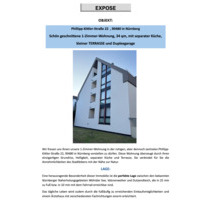 Von privat: Nürnberg-Gleishammer: 1,5-Zimmer-Wohnung mit Terrasse