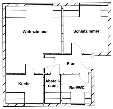 Foto - 2 Zimmer Etagenwohnung zur Miete in Oelsnitz (Vogtland)