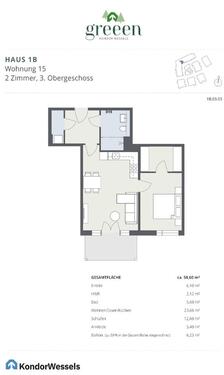 Foto - Solingen von oben genießen 2-Zimmer-Wohnung mit Balkon im 3. OG jetzt entdecken!