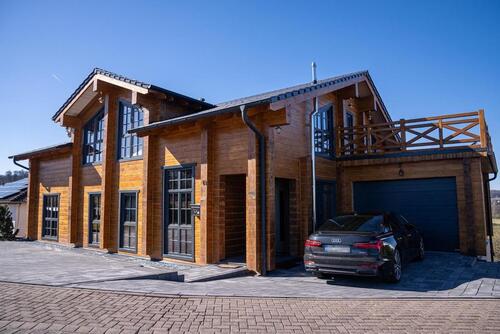 Foto - •PROVISIONSFREI• Neubau Massiv-Leimholz-Technologie im Holzhausba