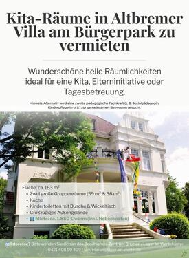 Foto - Kita Kindergarten Räume zu vermieten