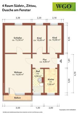 Foto - Etagenwohnung in Zittau zur Miete