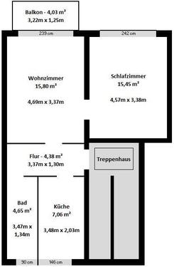 Foto - 2 Zimmer Etagenwohnung zur Miete in Neetzow-Liepen