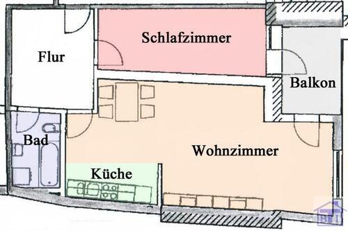 Foto - 2 Zimmer Etagenwohnung zur Miete in Zittau
