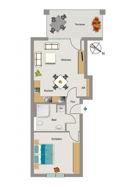 Foto - Etagenwohnung zur Miete in Essen