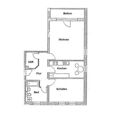 Foto - 2 Zimmer Etagenwohnung zur Miete in Augustusburg