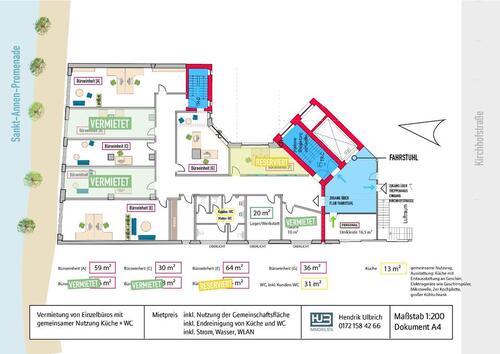 Foto - Innenstadt mit Wasserblick - Praxisflächen Büroflächen