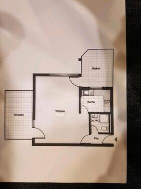 Foto - 1,5 Zimmer Wohnung mit Terrasse, Balkon und Garagenstellplatz