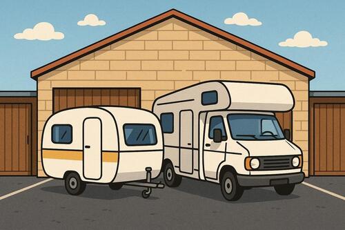 Foto - Stellplatz, Parkplatz, Wohnwagen, Wohnmobil