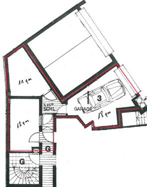Foto - Lagerräume mit Garage & Starkstrom und hoher Decke – 40 m²