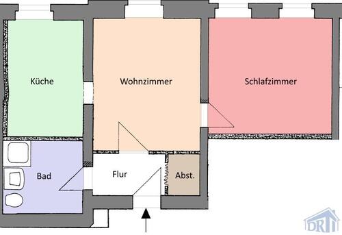 Foto - 2 Zimmer Etagenwohnung zur Miete in Zittau