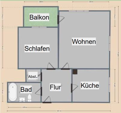 Foto - Etagenwohnung in Nördlingen