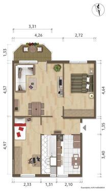 Foto - 3 Zimmer Etagenwohnung zur Miete in Hoyerswerda