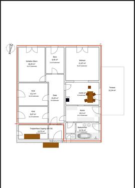 Foto - 5 Zimmer Wohnung in dörflicher Lage 88605