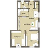 Kernsanierte 3 Zimmerwohnung - Vollwärmeschutz und Wärmepumpe - Windischeschenbach