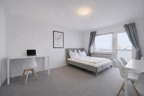 Foto - Vollmöbliertes 1 Zi. Apartment Moosach (U3) 