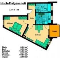 2-Zimmer-Wohnung in Weinböhla mit Küche