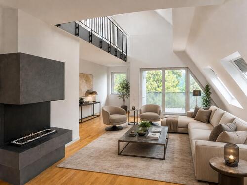 Foto - Maisonette-Penthouse Harlaching mit Direktlift 