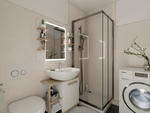 Foto - Wohnküche - AUFZUG - Dusche - 550,00 EUR Kaltmiete,