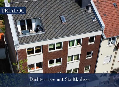 Foto - Dachterrasse mit Stadtkulisse - 825,00 EUR Kaltmiete, ca.  80,00 m²