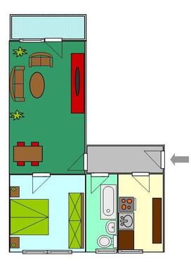 Foto - Etagenwohnung zur Miete in Zittau