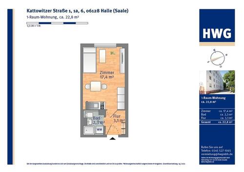 Foto - Etagenwohnung zur Miete in Halle (Saale)