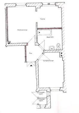 Foto - 2 Zimmer Etagenwohnung zur Miete in Chemnitz