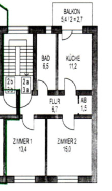 Foto - 2 Zimmer Etagenwohnung in Dortmund