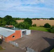 Gewerbehalle mit Büro und großer Freifläche in Wellie - Steyerberg