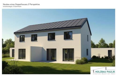 Foto - Doppelhaushälfte in Stammham, Neuplanung