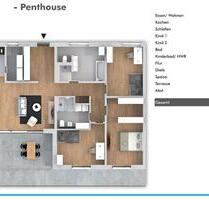 sehr modernes geräumiges Penthouse Stadtmitte Vohenstrauß NEUBAU