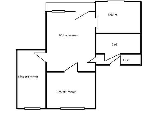 Foto - 3 Zimmer Etagenwohnung zur Miete in Oelsnitz (Vogtland)