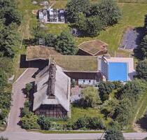 Reetdachkate in Alleinlage – luxuriöses Wohnen mit Pool & Fitness - Struxdorf