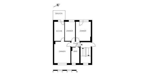 Foto - 2.5 Zimmer Etagenwohnung zur Miete in Bremen