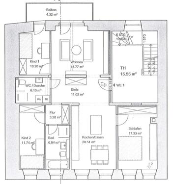 Foto - 4 Zimmer Etagenwohnung in Penig