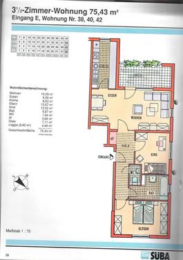 Foto - 3.5 Zimmer Etagenwohnung in Mannheim