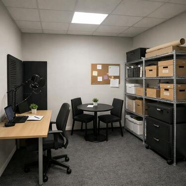 Foto - 15 m² ruhiges Mini-BüroPodcast-Studio in Alt-Saarbrücken – 247 inkl. WLAN