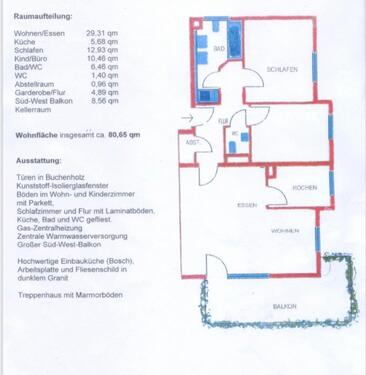 Foto - Gepflegte 3,5 Zimmer Wohnung in Bad Dürrheim zu vermieten