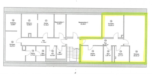 Foto - DG-Wohnung im Vorderen Westen – nur an WG zu vermieten