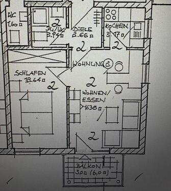 Foto - 2 Zimmer Etagenwohnung zum Kaufen in Osann-Monzel