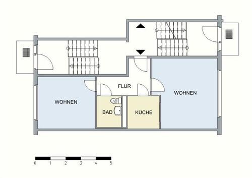 Foto - 2 Zimmer Etagenwohnung in Neubrandenburg