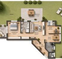 Idyllische 3,5-Zi-Gartenwohnung mit 2 Terassen KN-Petershausen - Konstanz Konstanz-Fürstenberg