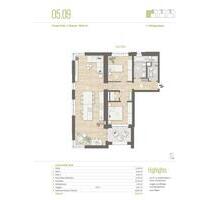 Moderne 3-Zimmer-Dachgeschosssuite mit EBK - Wohnen im olympischen Dorf, WE 05.09 - Nauen