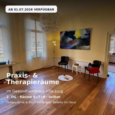 Foto - Praxisräume im Gesundheitshaus Villa Jung – auch einzeln mietbar