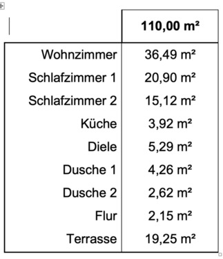 Foto - Wohnung 3 Zimmern, 2 Bädern, Terrasse, Stellplatz