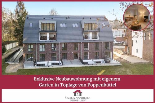 Foto - Exklusive Neubauwohnung mit eigenem Garten in Toplage von Poppenbüttel