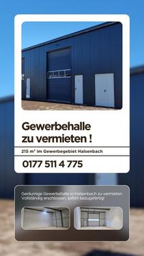 Foto - 215m² Gewerbehalle zu vermieten