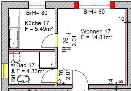 Foto - Ein-Raum-Wohnung - 305,00 EUR Kaltmiete,