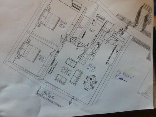 Foto - 2 Zimmer Dachgeschoßwohnung zur Miete in Hankensbüttel